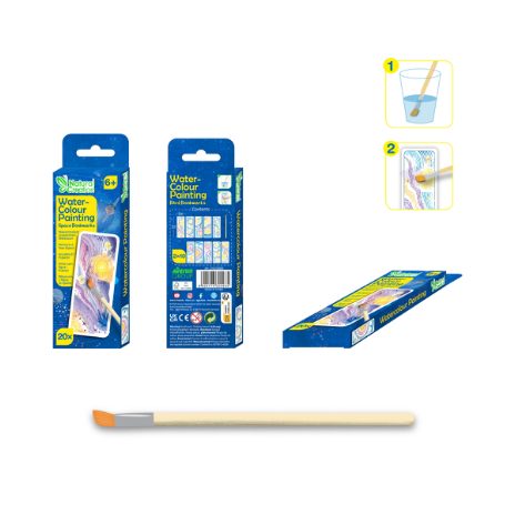 Paint bookmarks with water - in space - 8