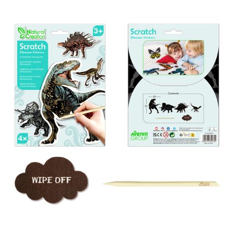 Scratch stickers - dinosaurs - 5