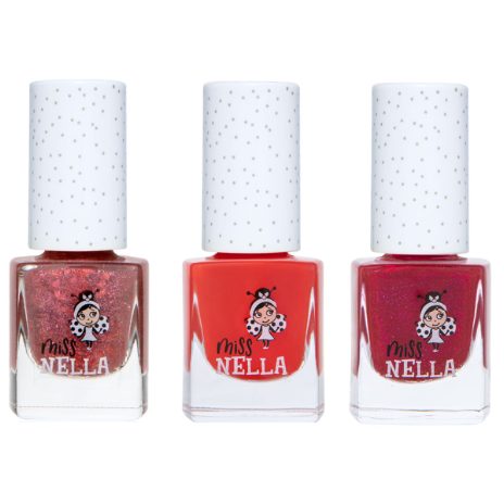Three-pack magical nail polish – red shades